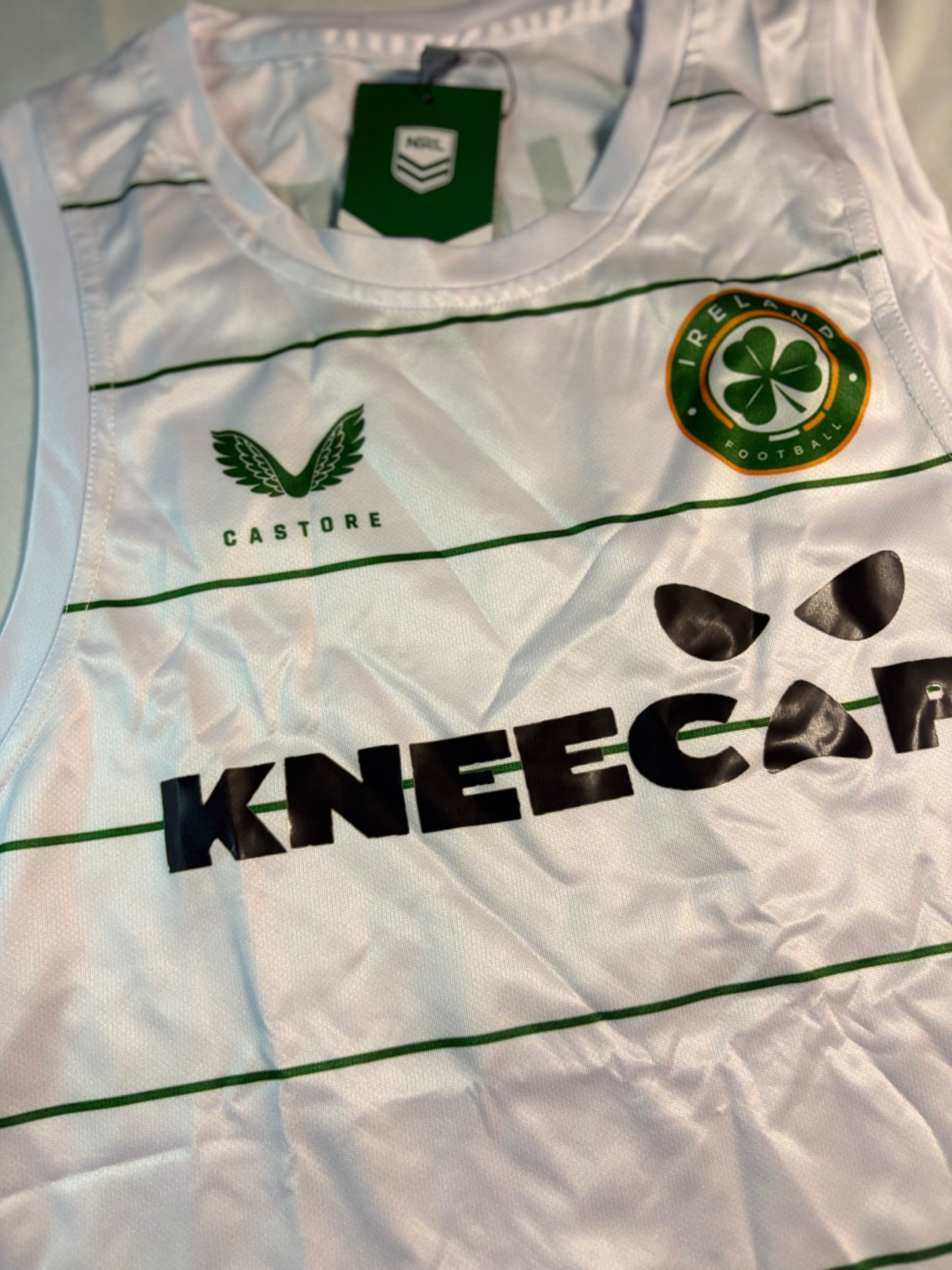 Kneecap x ireland white vest