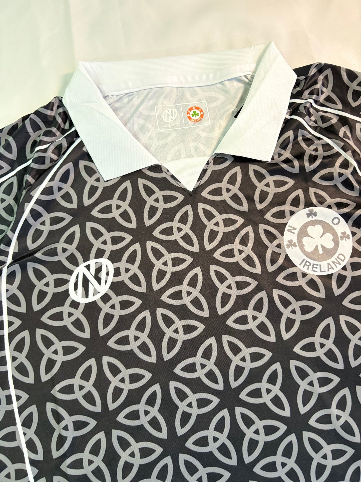 Ireland black celtic knot jersey