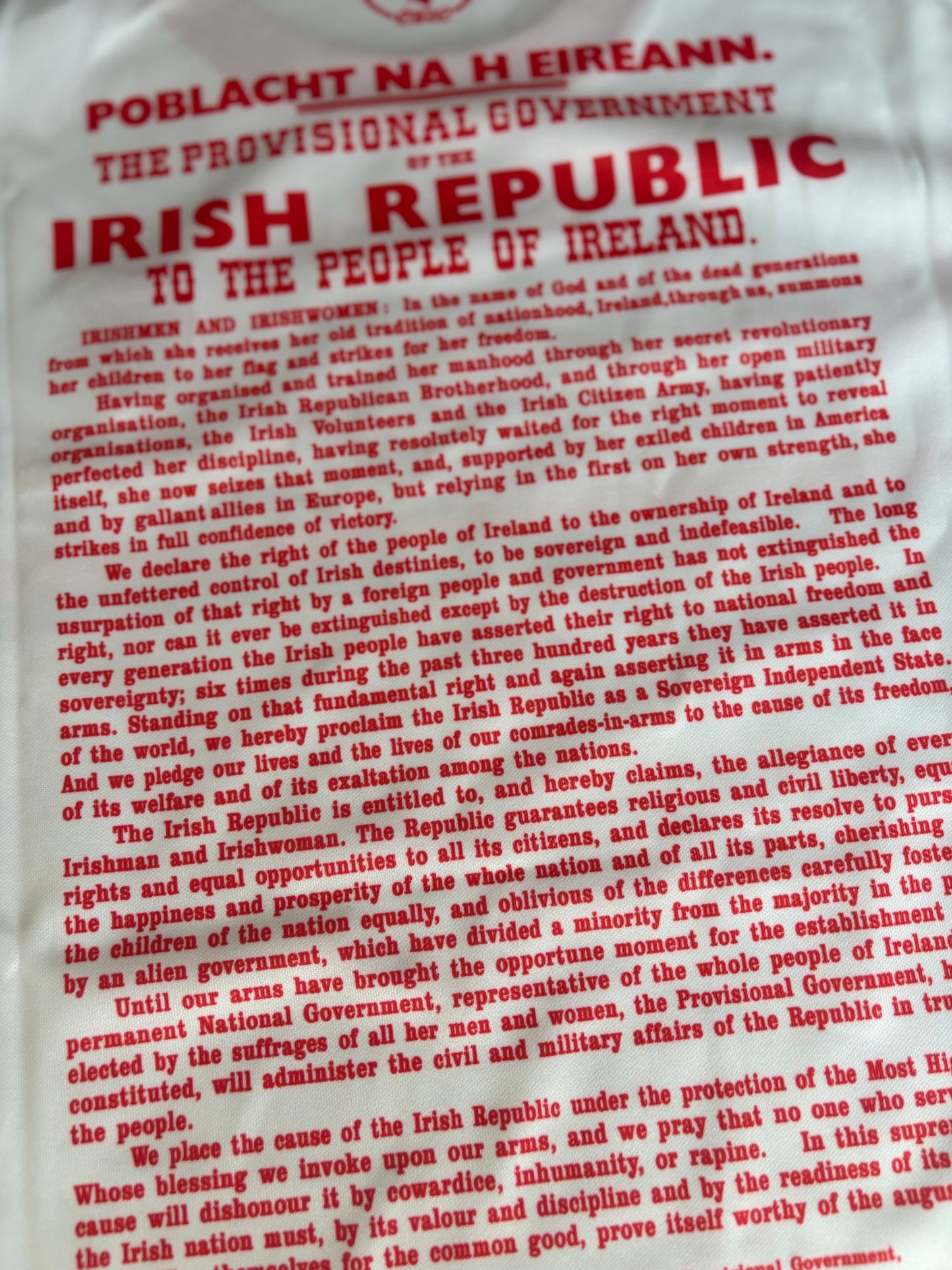 Wolfe tones 1916 commemorative jersey