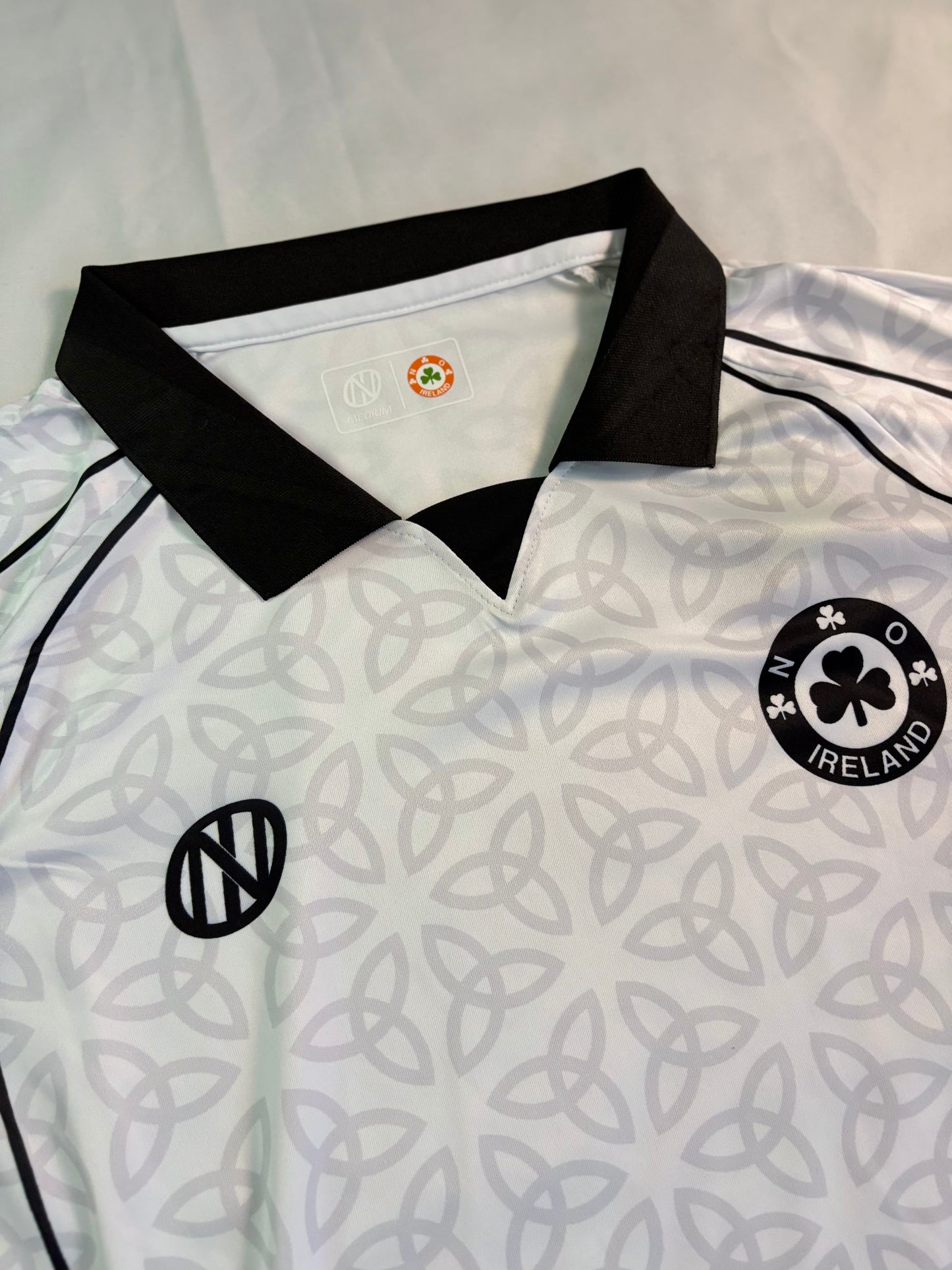 Ireland white celtic knot jersey