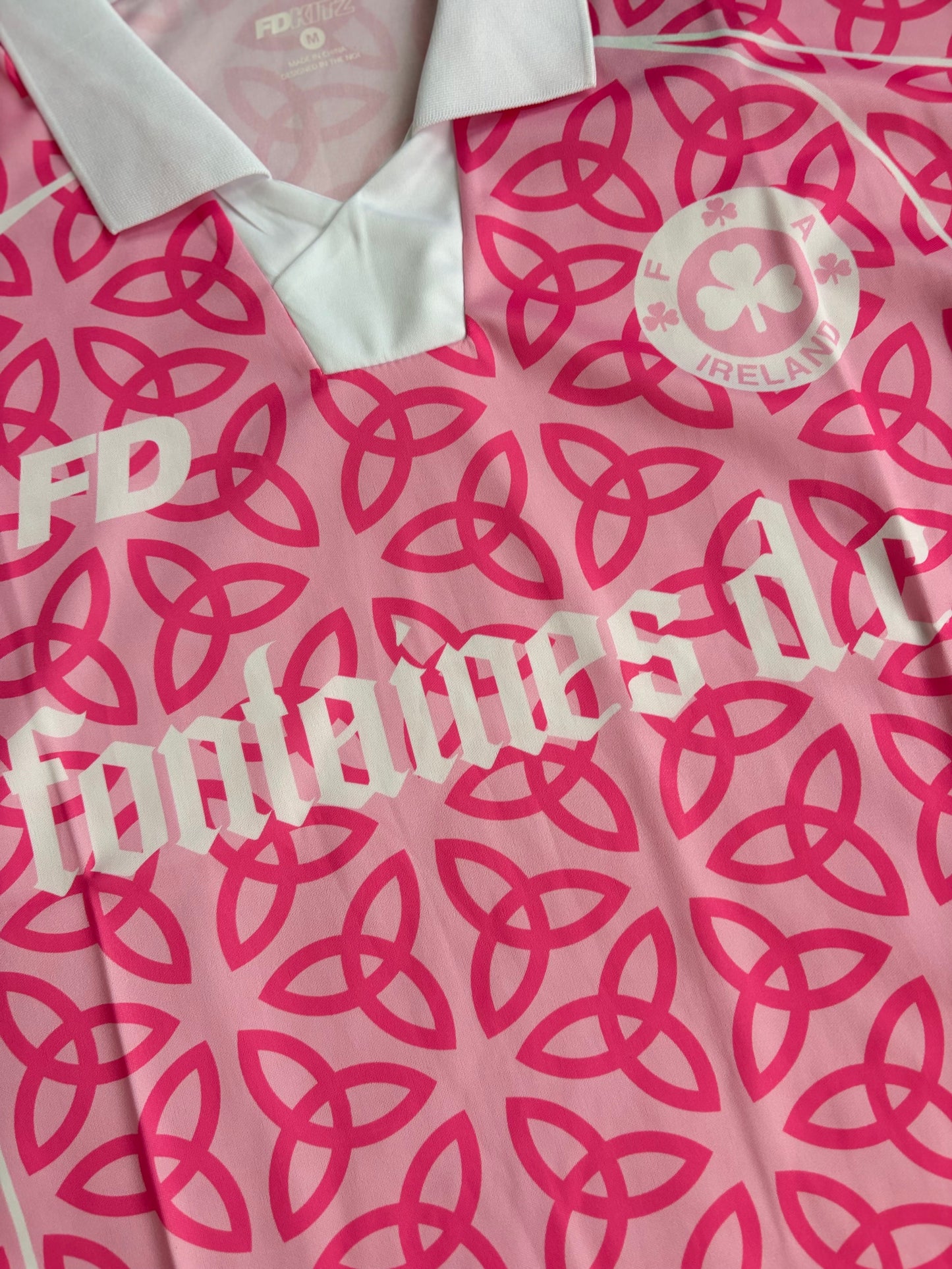 Fontaines DC x Pink Celtic Knot jersey