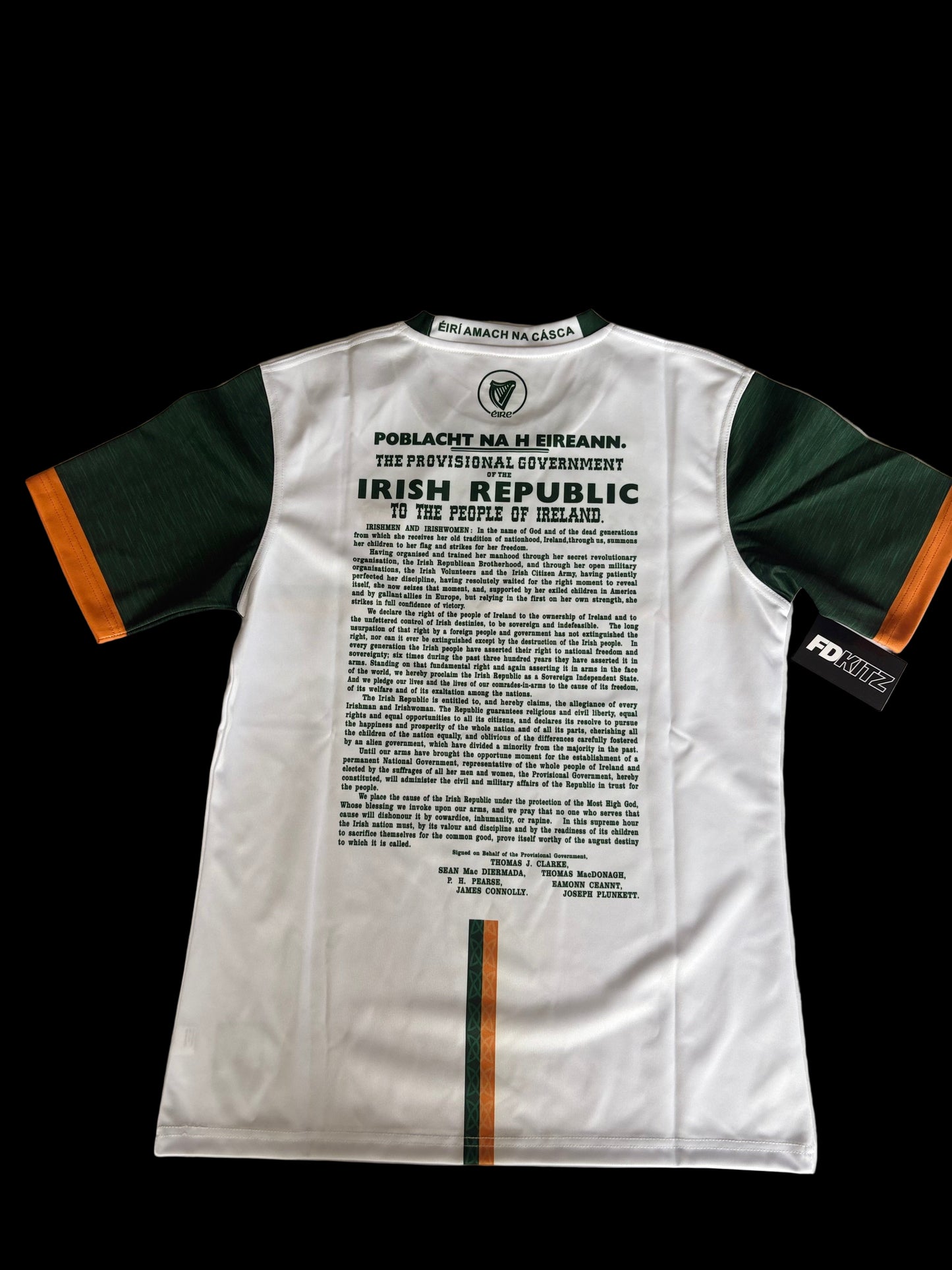 Wolfe tones 1916 commemorative jersey
