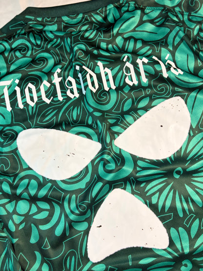 Kneecap x Palestine dark green long sleeve jersey