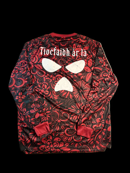 Kneecap x Palestine long sleeved red jersey