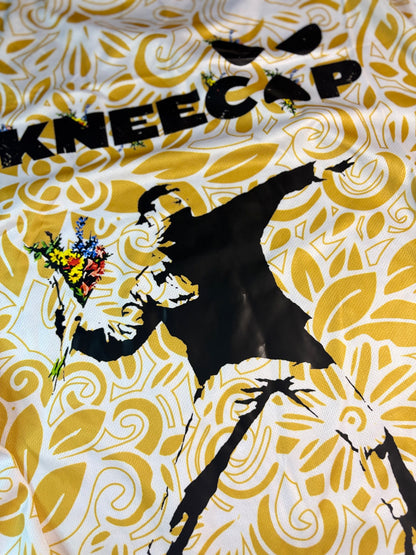 Kneecap x Palestine Banksy gold long sleeved jersey