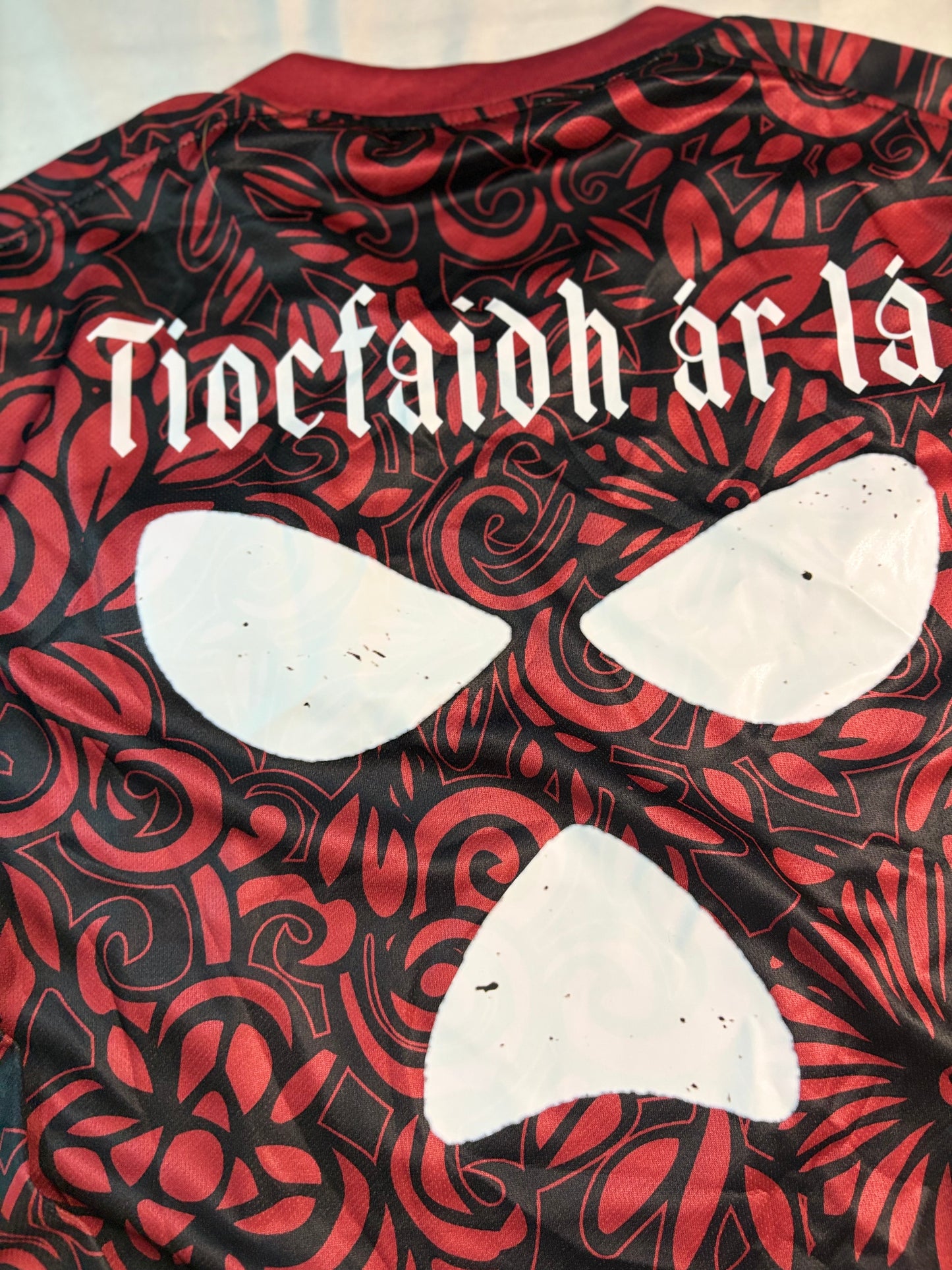 Kneecap x Palestine long sleeved red jersey