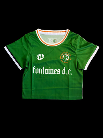 Ireland x fontaines dc cropped jersey