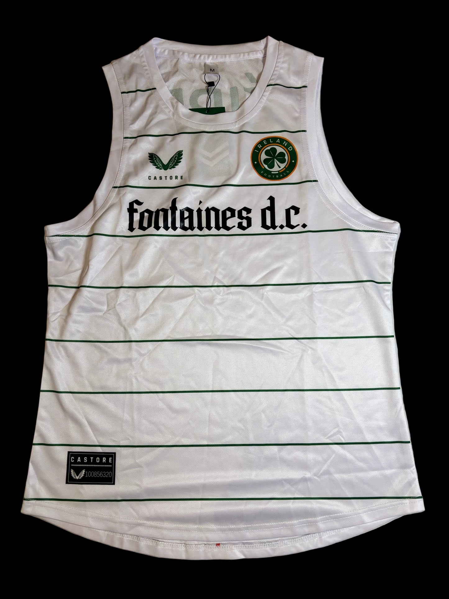 Fontaines Dc x ireland white vest
