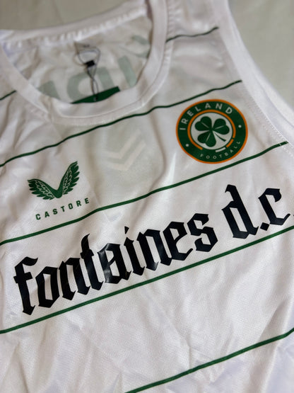 Fontaines Dc x ireland white vest