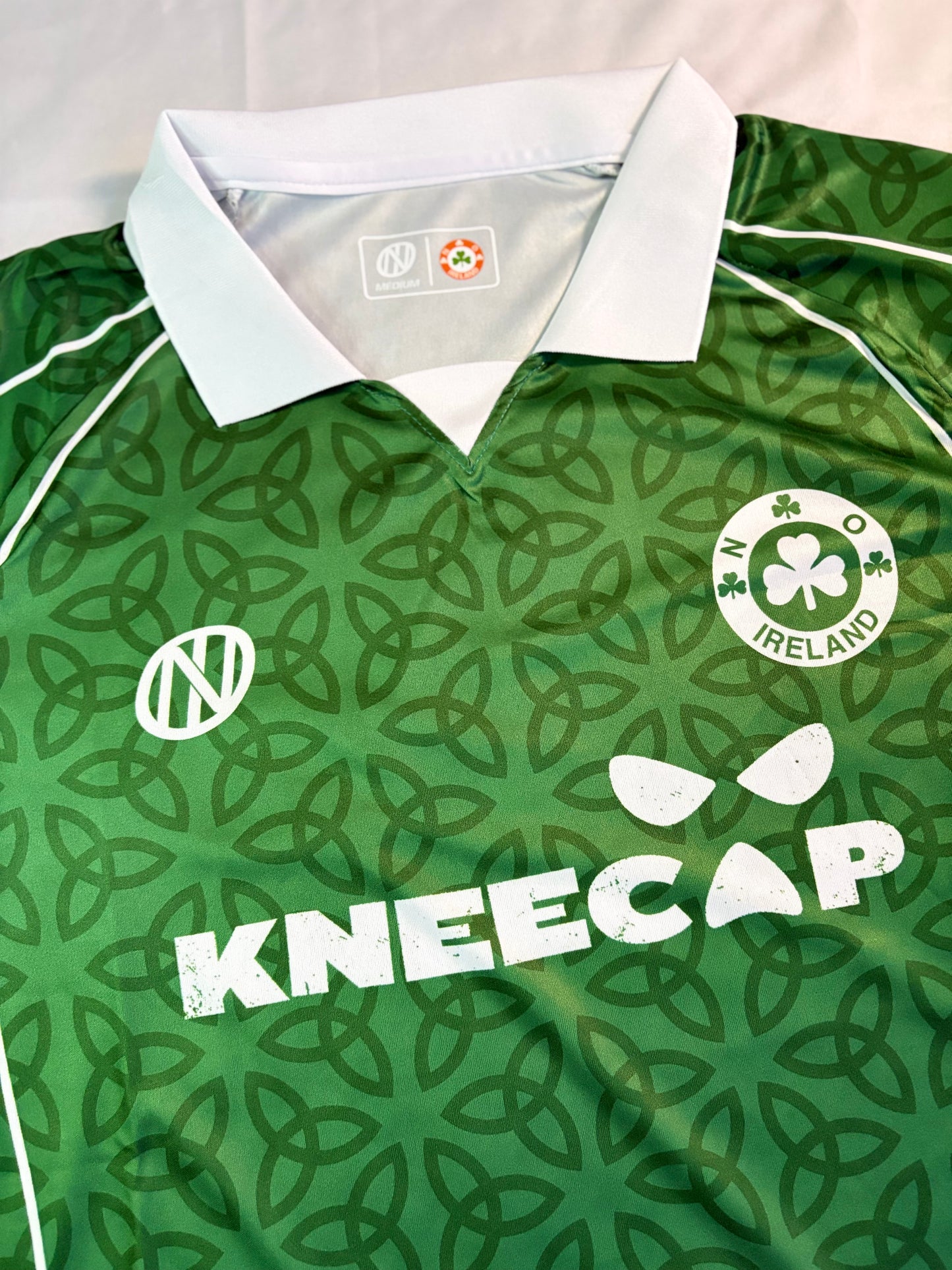 Kneecap x Green Celtic Knot jersey