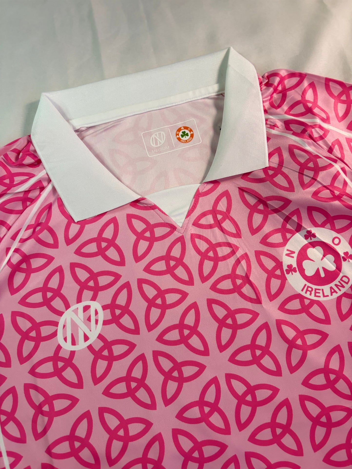Ireland pink celtic knot jersey