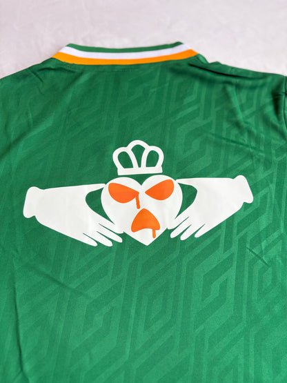 Kneecap Claddagh umbro green jersey