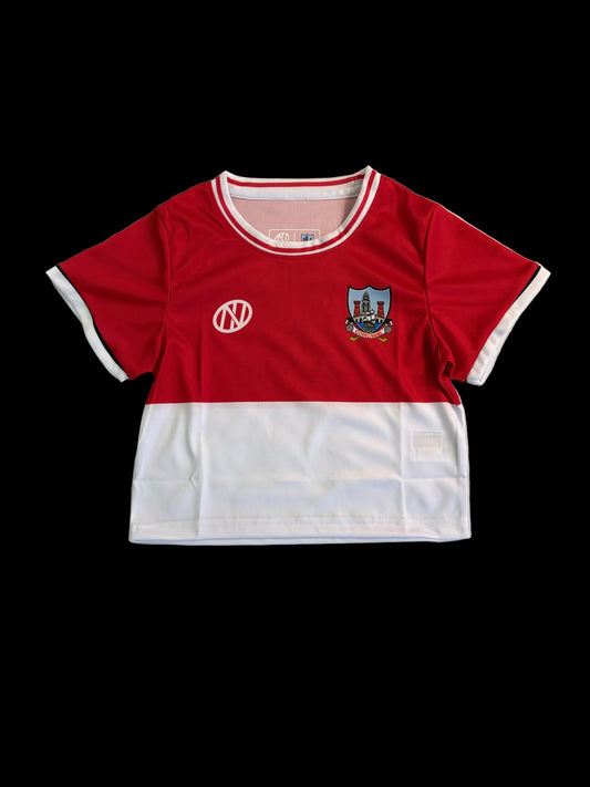 Cork cropped jersey