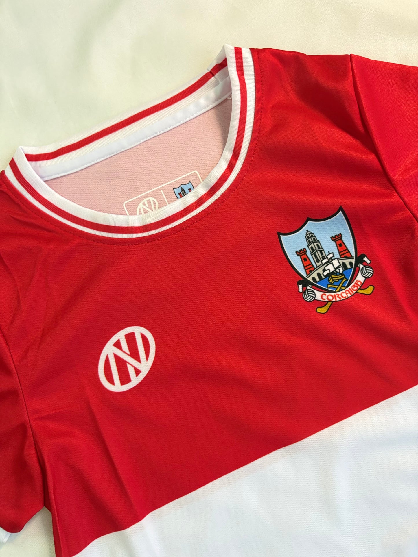 Cork cropped jersey