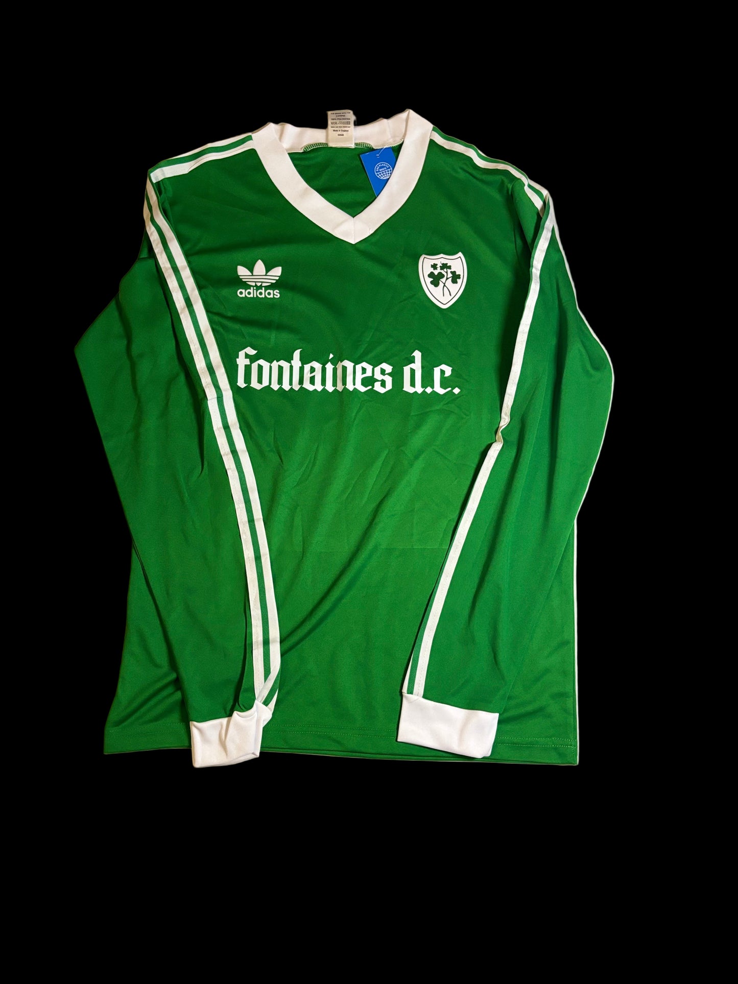 Fontaines dc x retro ireland 1986 long sleeved jersey
