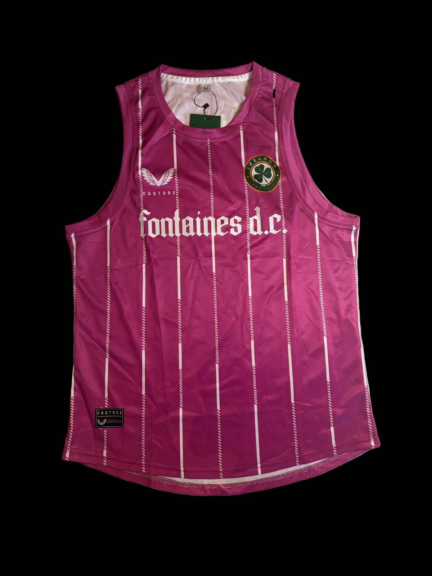 Fontaines dc x ireland pink vest