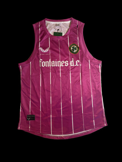 Fontaines dc x ireland pink vest