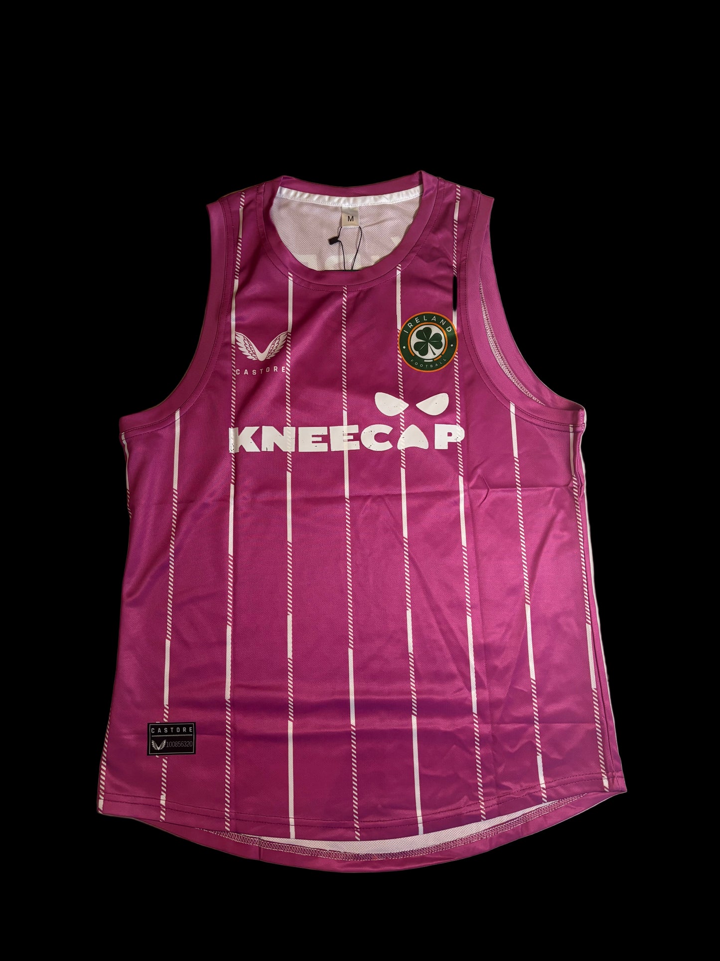 Kneecap x ireland pink vest