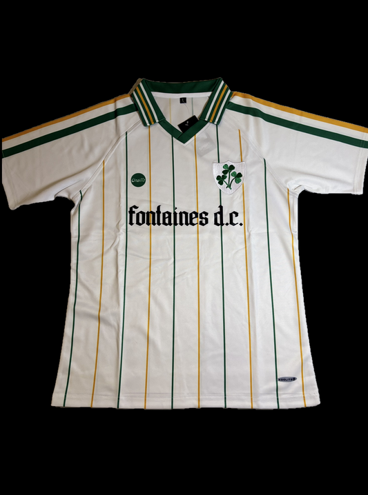 Fontaines Dc oneils retro white jersey