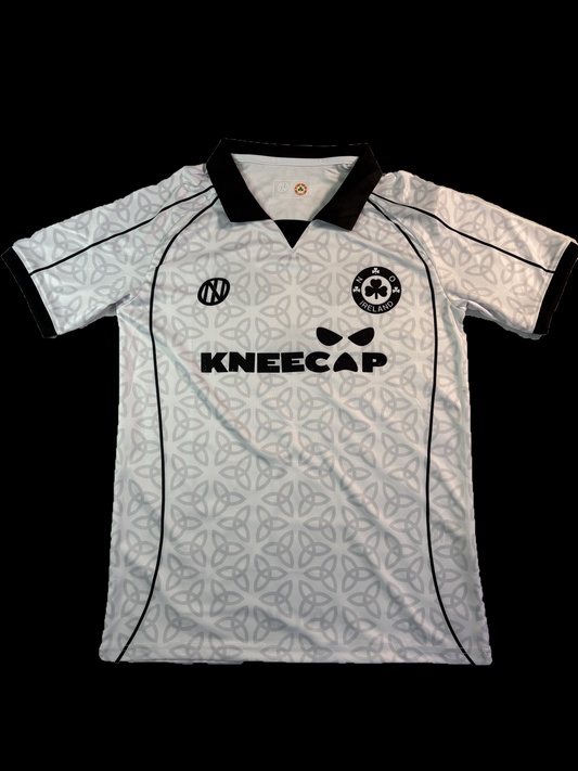 Kneecap white celtic knot jersey